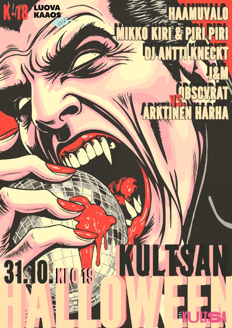 Vihdin Kultsan Halloween poster